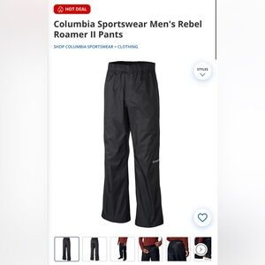 Columbia Men's Black Sportswear Pants
